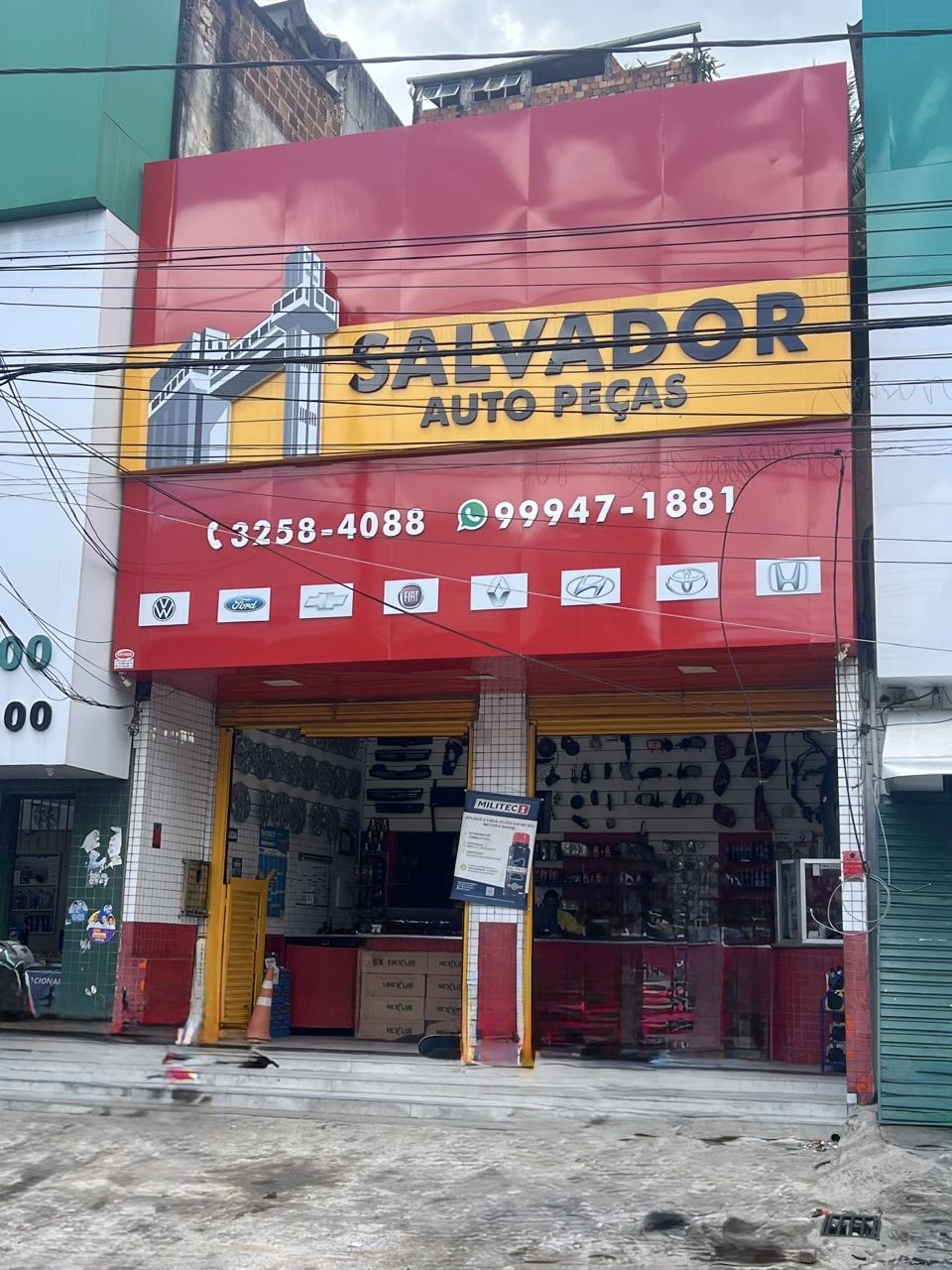 Fachada da Salvador Auto Peças